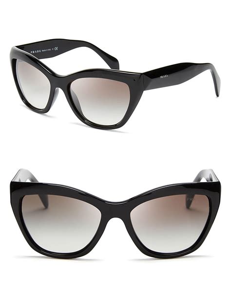 prada ever made polarized sunglasses|Prada 56mm cat eye sunglasses.